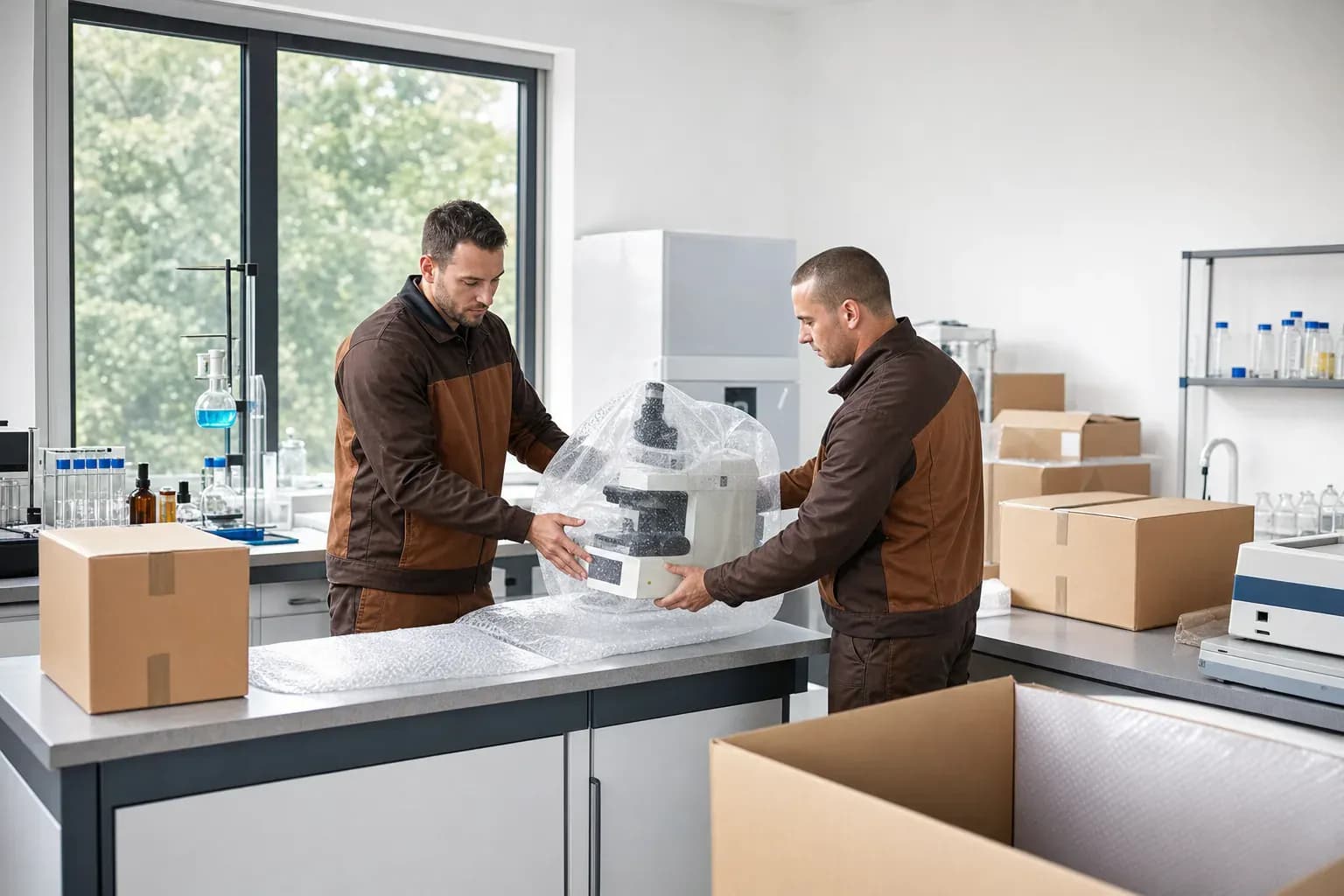 Comment déménager un laboratoire sans compromettre les équipements : le guide complet